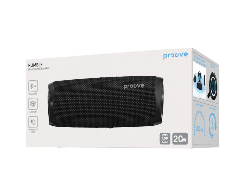 Портативна акустика Proove Rumble 20W (APP) black 2003000310894 6901114705512