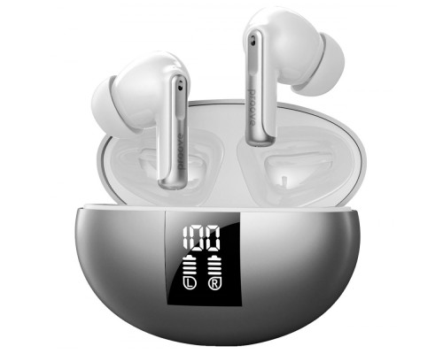 Бездротові навушники Proove Thunder Buds SE TWS with ANC (APP) silver 2003000237764
