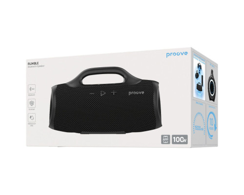 Портативна акустика Proove Rumble 100W (APP) black 2003000310887 6901111663099