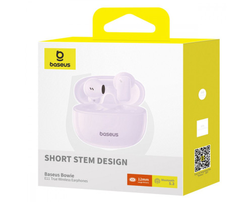 Бездротові навушники Baseus Bowie E11 TWS pink 2003000229493 6932172653422