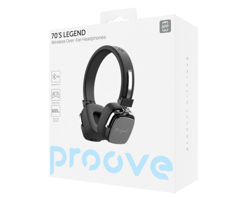 Бездротові навушники Proove 70’s Legend (APP) black 2003000310856 6901113303429