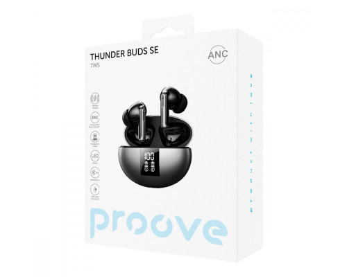 Бездротові навушники Proove Thunder Buds SE TWS with ANC (APP) white 2003000226003 6901119535114
