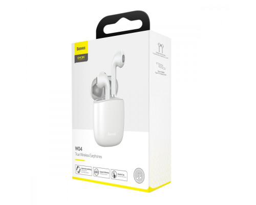Бездротові навушники Baseus W04 TWS black