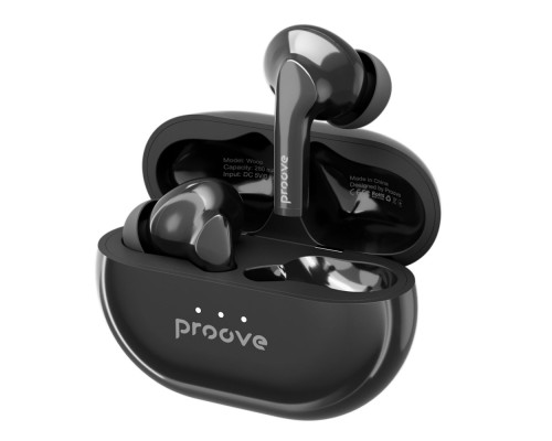 Бездротові навушники Proove Woop TWS with ANC black glossy 2001001293284 6900111181169