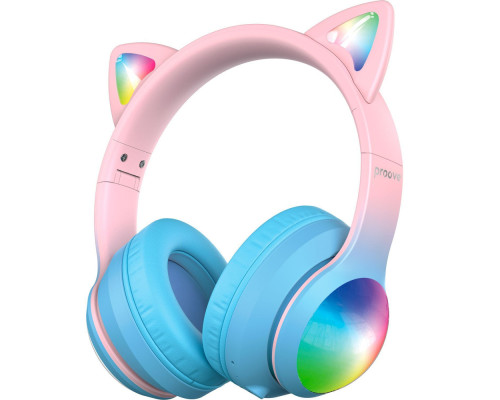 Бездротові навушники Proove Kids LumiCat (APP) blue/pink 2003000310863 6901115818884