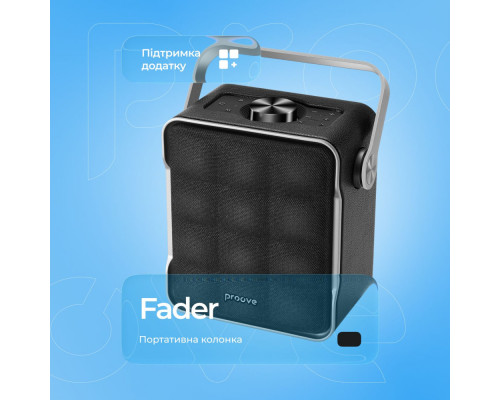 Портативна Акустика Proove Fader 40W (APP) black 2003000275476 6901119373723