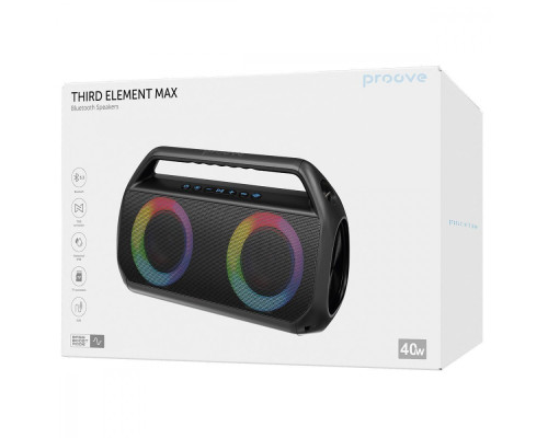 Портативна Акустика Proove Third Element Max 40W black 2001001977498 6901111892468