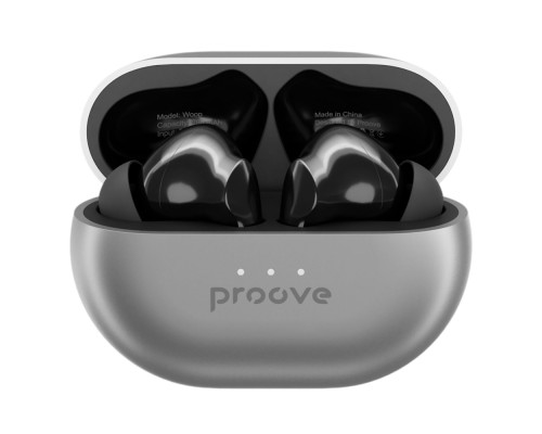 Бездротові навушники Proove Woop TWS with ANC silver/black 2001001293291 6900111184313