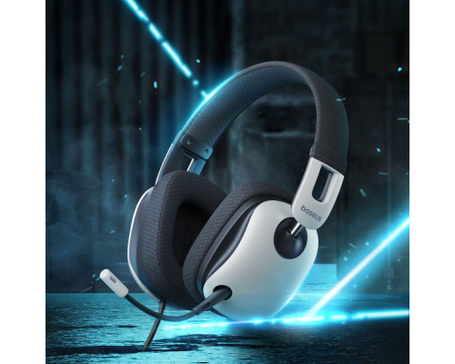 Дротові навушники Baseus GoPlay 1 Max Gaming white 2003000229615 6932172678678