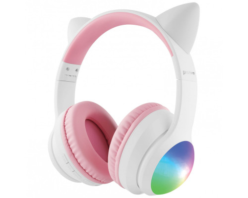 Бездротові навушники Proove Kids LumiCat (APP) white/pink 2003000310955 6901113340875
