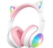 Бездротові навушники Proove Kids LumiCat (APP) white/pink 2003000310955 6901113340875