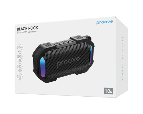 Портативна Акустика Proove Black Rock 10W (APP) black/blue 2003000297003 6901112975603