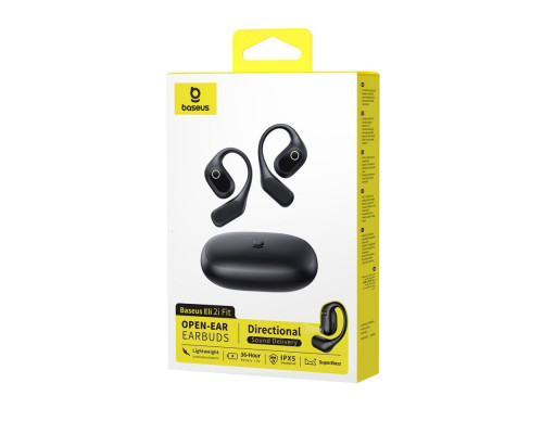 Бездротові Навушники Baseus Eli 2i Fit Open-Ear True black 2003000288766 6932172696931