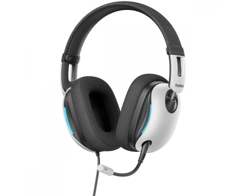 Дротові навушники Baseus GoPlay 1+ Max Gaming white 2003000229622 6932172678685