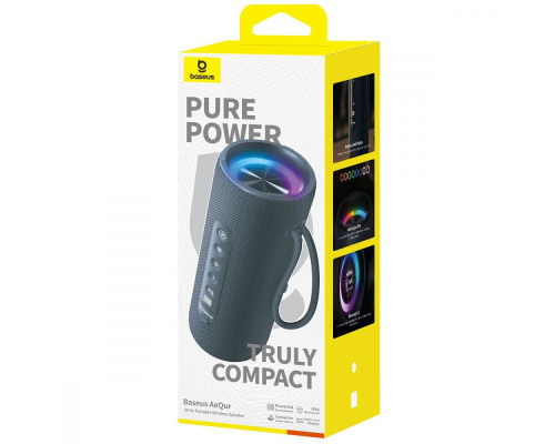 Портативна Акустика Baseus AeQur 30 Air gray 2003000198102 6932172658281