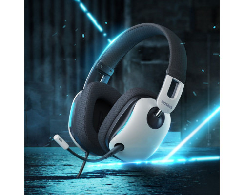 Дротові навушники Baseus GoPlay 1+ Max Gaming white 2003000229622 6932172678685