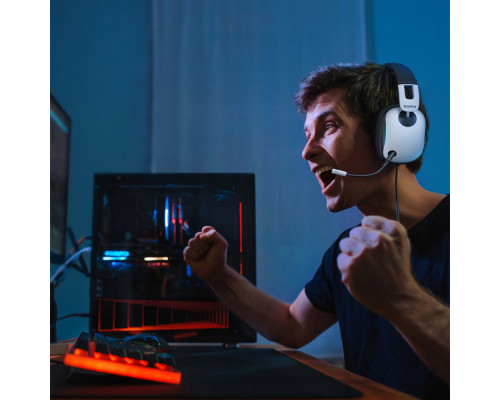 Дротові навушники Baseus GoPlay 1+ Max Gaming white 2003000229622 6932172678685