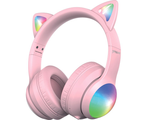 Бездротові навушники Proove Kids LumiCat (APP) pink 2003000310948 6901113597170