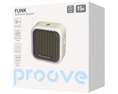 Портативна Акустика Proove Funk 15W (APP) black 2003000274486 6901113206423