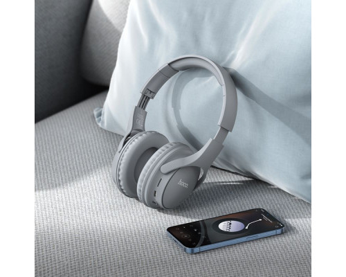 Бездротові навушники Hoco W40 Mighty Bluetooth gray