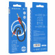 Аудiо-кабель BOROFONE BL14 AUX audio cable(L=2M) Black