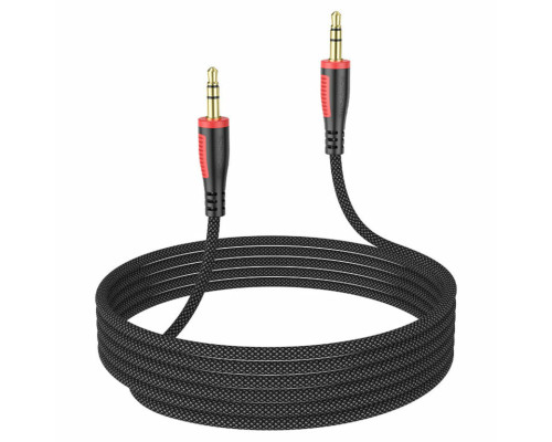 Аудiо-кабель BOROFONE BL14 AUX audio cable(L=2M) Black