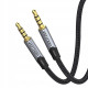 Кабель Vention TRRS 3.5MM Male to Male Aux Cable 1.5M Gray (BAQHG)