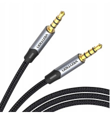 Кабель Vention TRRS 3.5MM Male to Male Aux Cable 1.5M Gray (BAQHG)