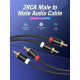 Кабель Vention 2RCA Male to Male Audio Cable 2M Black Metal Type (VAB-R06-B200)