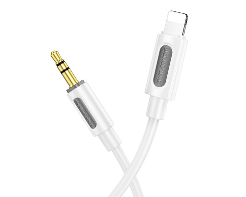 Аудіокабель BOROFONE BL20 True sound silicone digital audio conversion cable iP White (6941991114403)