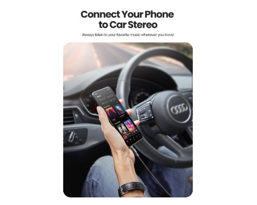 Аудіокабель UGREEN AV112 3.5mm Male to 3.5mm Male Cable 2m Blue (UGR-60181)