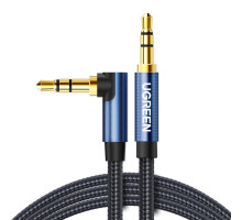 Аудіокабель UGREEN AV112 3.5mm Male to 3.5mm Male Cable 2m Blue (UGR-60181)