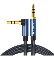 Аудіокабель UGREEN AV112 3.5mm Male to 3.5mm Male Cable 2m Blue (UGR-60181)