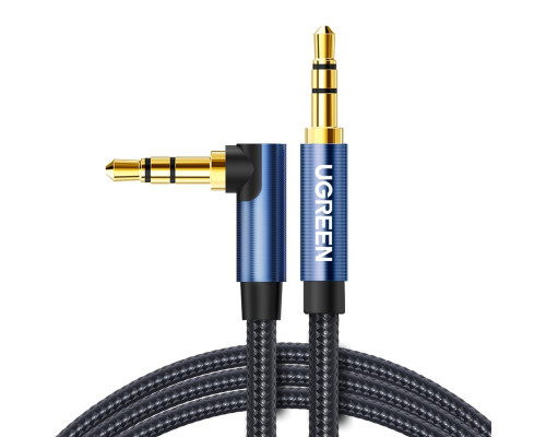 Аудіокабель UGREEN AV112 3.5mm Male to 3.5mm Male Cable 2m Blue (UGR-60181)