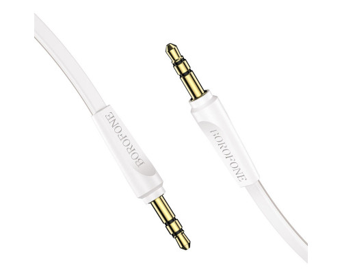Аудiо-кабель BOROFONE BL6 AUX audio cable 2m White