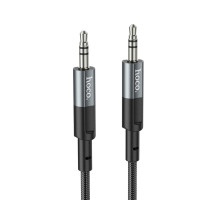 Аудiокабель HOCO UPA23 AUX audio cable Metal Gray