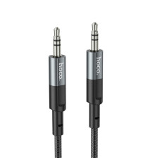 Аудiокабель HOCO UPA23 AUX audio cable Metal Gray