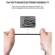 Кабель Подовжувач Vention Cotton Braided TRRS 3.5mm Male to 3.5mm Female Audio Extension Cable 0.5M Black Aluminum Alloy Type