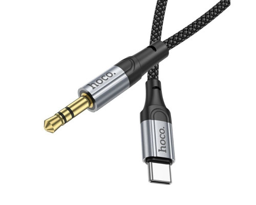 Аудiокабель HOCO UPA26 Fresh digital audio conversion cable Type-C Black