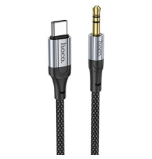 Аудiокабель HOCO UPA26 Fresh digital audio conversion cable Type-C Black