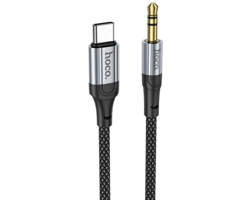 Аудiокабель HOCO UPA26 Fresh digital audio conversion cable Type-C Black