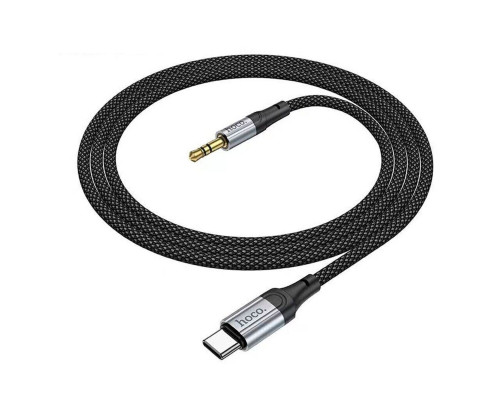 Аудiокабель HOCO UPA26 Fresh digital audio conversion cable Type-C Black