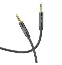Аудiокабель HOCO UPA19 AUX audio cable (L=1M) Black (6931474759863)
