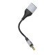 Перехідник BOROFONE BL19 Creator 2-in-1 audio adapter cable 3.5mm Black (6941991108341)