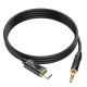 Аудiокабель HOCO UPA30 Friend digital audio conversion cable Type-C Black (6942007625524)