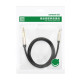 Аудіокабель UGREEN AV127 3.5mm to 6.35mm TRS Stereo Audio Cable 1m Gray (UGR-10625)