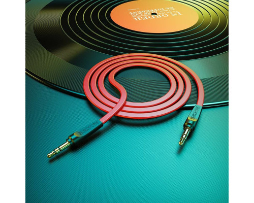 Аудiо-кабель BOROFONE BL6 AUX audio cable 1m Red