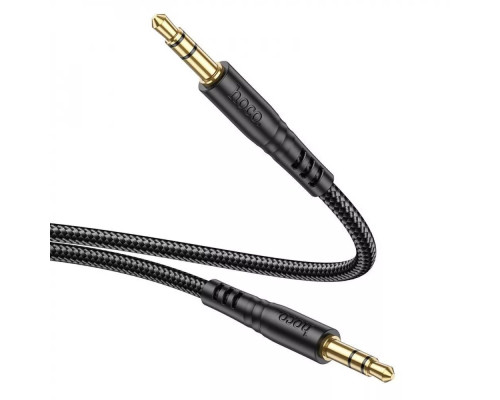 Аудiокабель HOCO UPA24 Smooth AUX audio cable Black