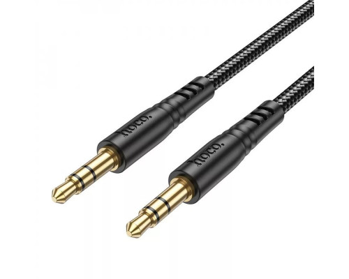 Аудiокабель HOCO UPA24 Smooth AUX audio cable Black