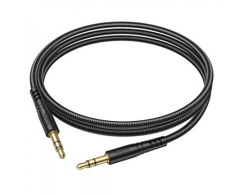 Аудiокабель HOCO UPA24 Smooth AUX audio cable Black